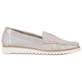 Sergio Leone Loafers On The Platform beige