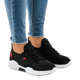 Black women's sports shoes SH809