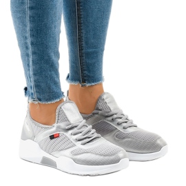 Gray women's sports shoes SH809 grey Gray women's sports shoes SH809 grey
