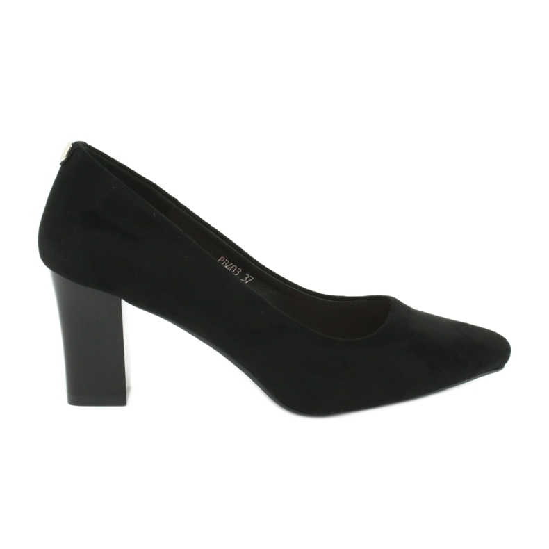 Suede pumps on a high heel Sergio Leone PB403 black Suede pumps on a high heel Sergio Leone PB403 black