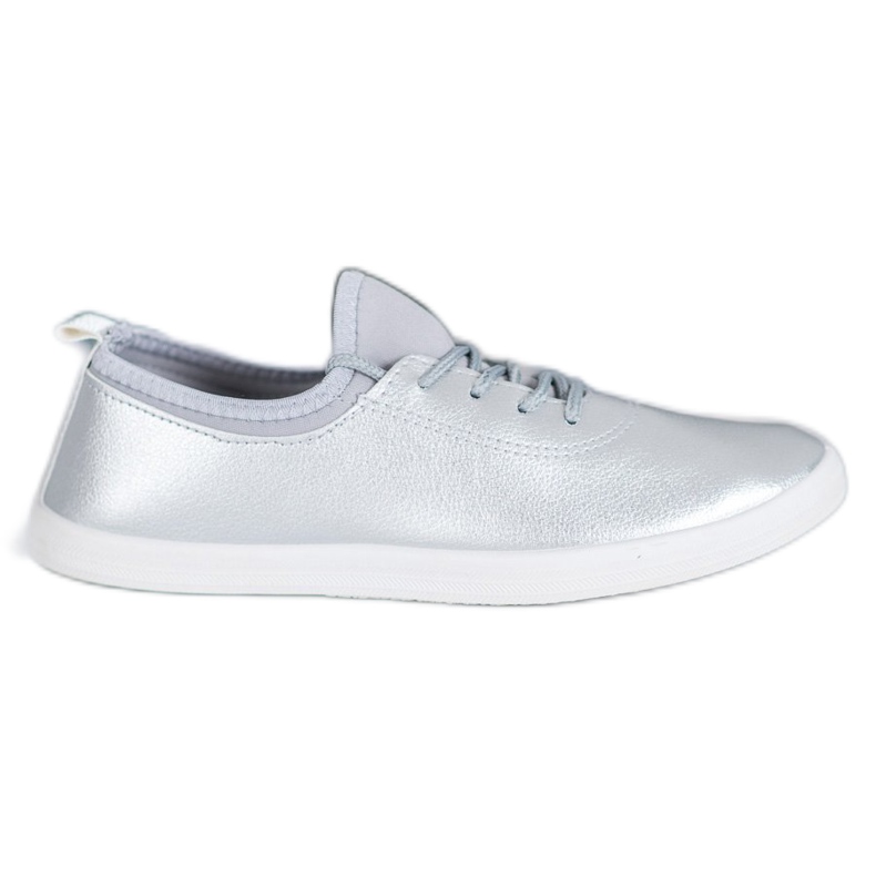 SHELOVET Light Sneakers With Eco Leather grey