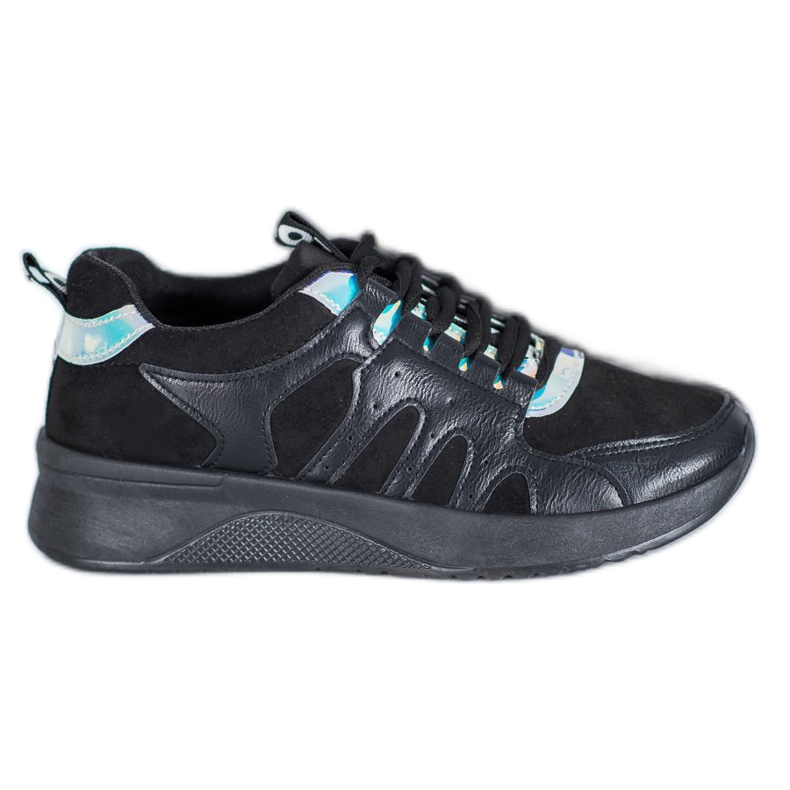 SHELOVET Love Black Sneakers