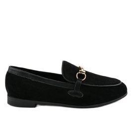Black moccasins from ballerinas JN57