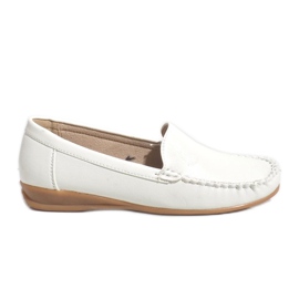 White wedge loafers 8-01