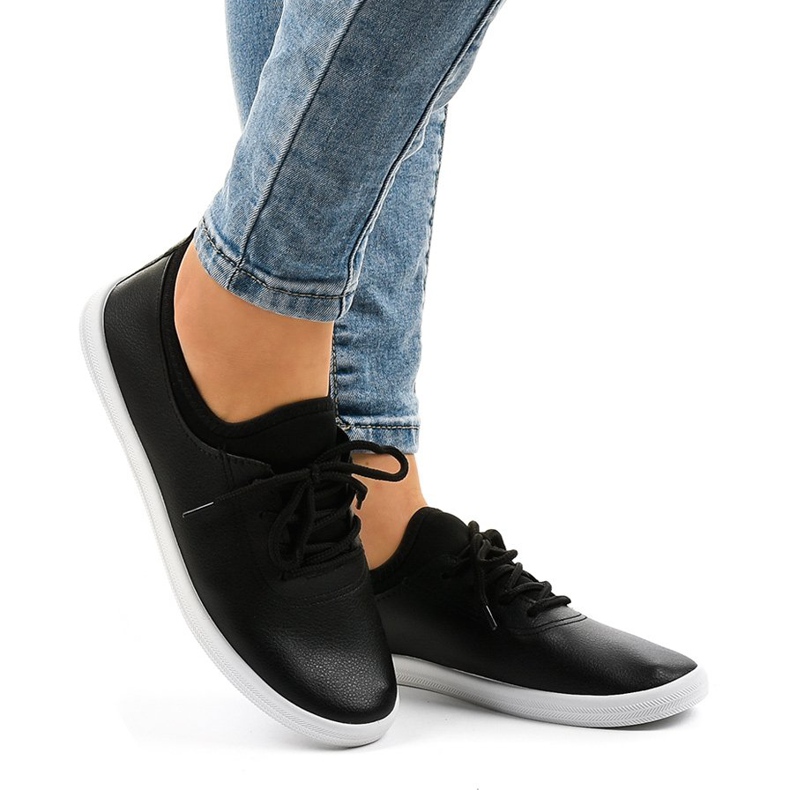 Black classic sneakers W9782-1