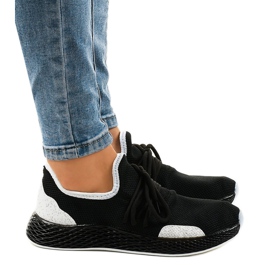Black women's sports shoes B-6851 Black women's sports shoes B-6851