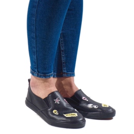 Black sneakers with G82-3 prints Black sneakers with G82-3 prints