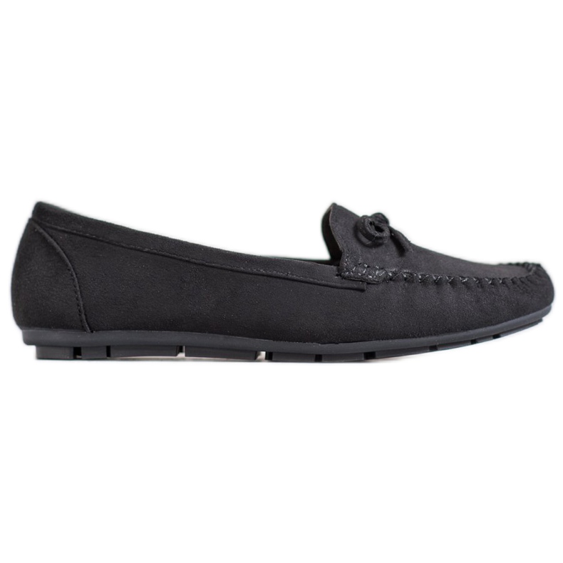 Clowse Black Loafers With A Bow