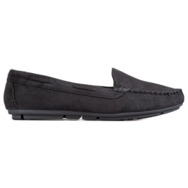 Clowse Black Suede Loafers