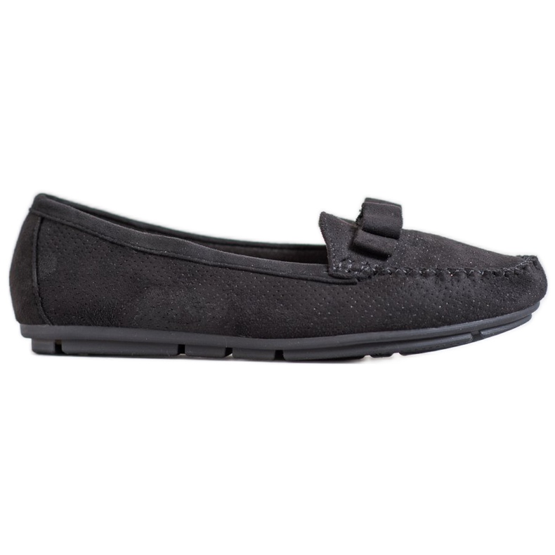 Clowse Openwork Loafers With A Bow black