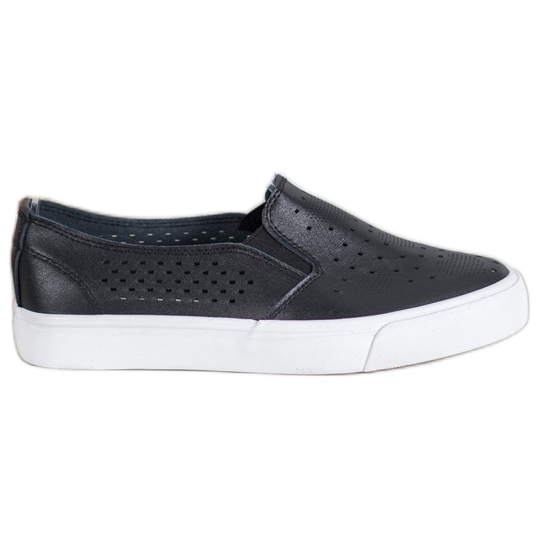 J. Star Openwork Sneakers On The Platform black