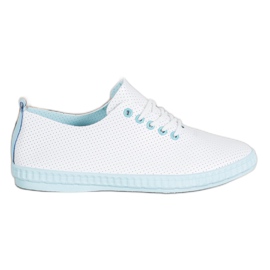 SHELOVET Light Openwork Sneakers white
