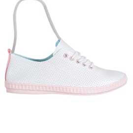 SHELOVET Light Openwork Sneakers white SHELOVET Light Openwork Sneakers white