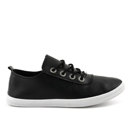 Black classic sneakers W9786-1 Black classic sneakers W9786-1