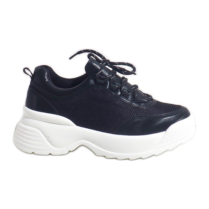 Black sports sneakers 7923-PS
