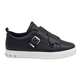 Black sneakers with R250 buckles Black sneakers with R250 buckles