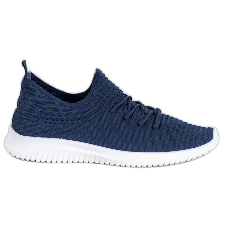 SHELOVET Textile Slip-On Shoes blue
