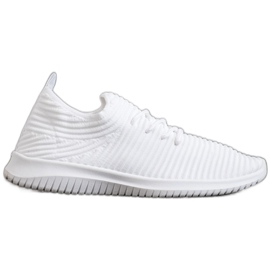 SHELOVET Textile Slip-On Shoes white