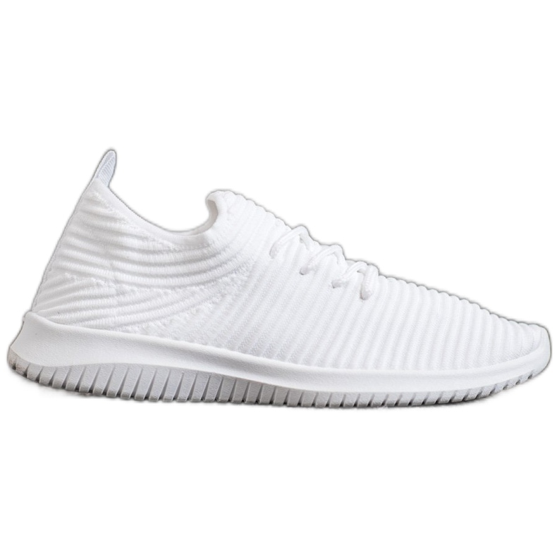 SHELOVET Textile Slip-On Shoes white