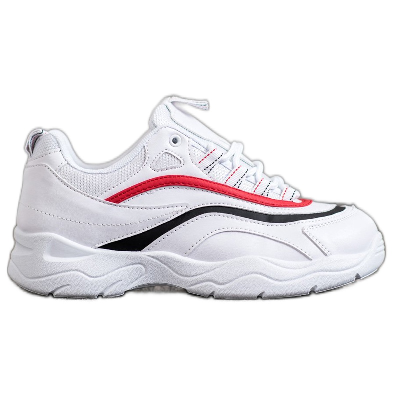 SHELOVET Classic white sneakers