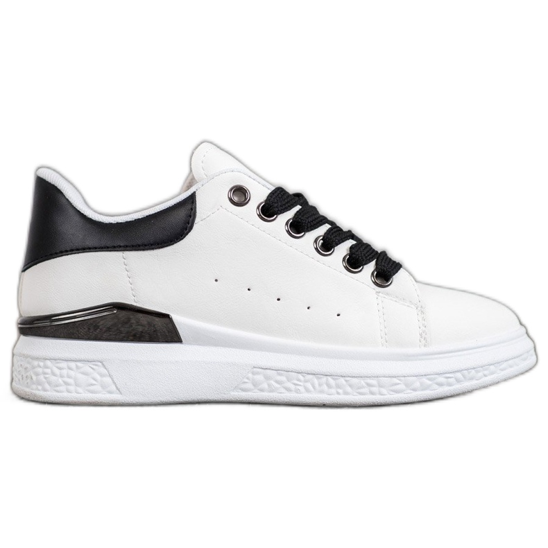 SHELOVET Sneakers On The Platform With Eco Leather white