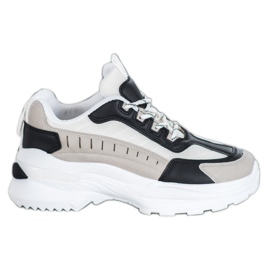 SHELOVET Fashionable Shoes On The Platform multicolored