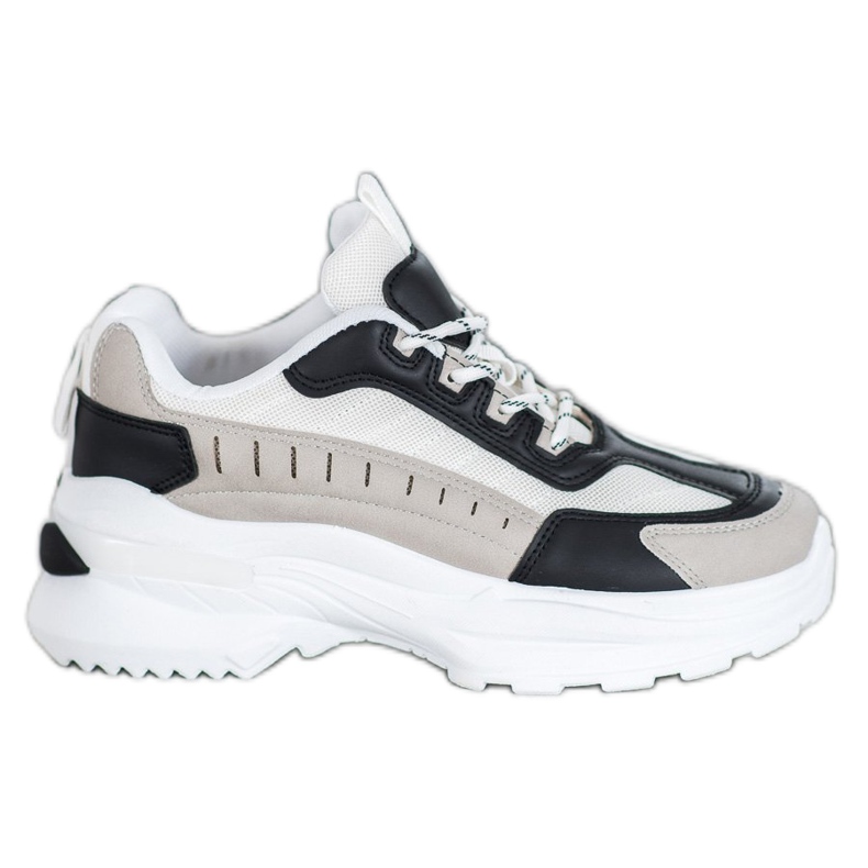 SHELOVET Fashionable Shoes On The Platform multicolored