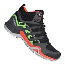 Adidas Terrex Swift R2 Mid Gtx Hiking M FU7603 shoes black multicolored Adidas Terrex Swift R2 Mid Gtx Hiking M FU7603 shoes black multicolored