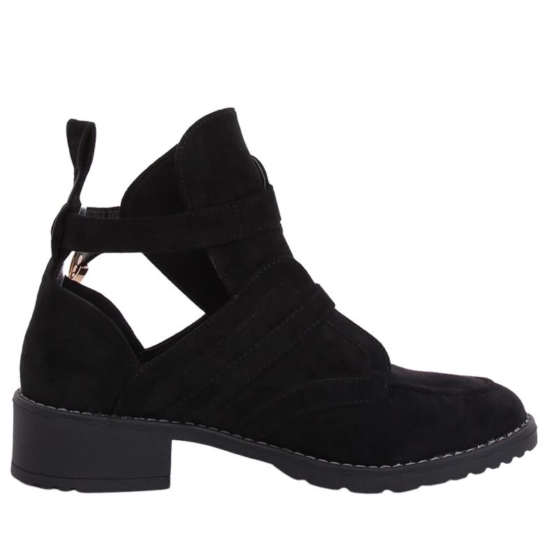 Black cut out boots ZE01P Black