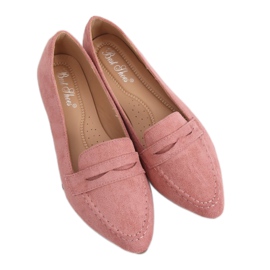 Pink Women's loafers pink CH-1M6 Pink