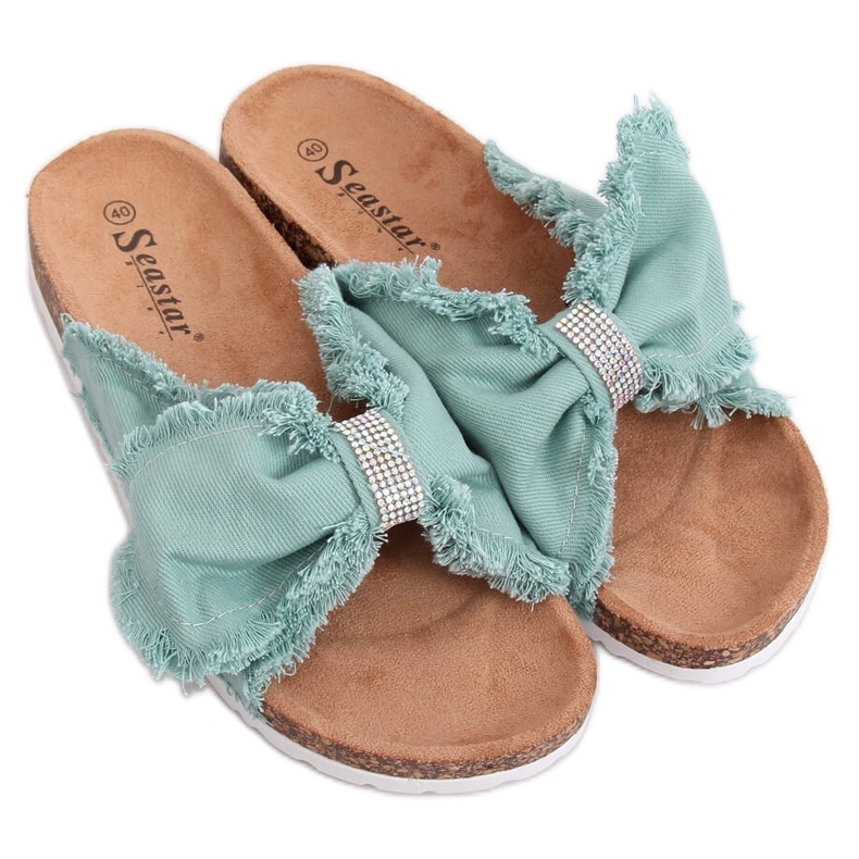 Green BG60P Green cork slippers