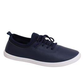 Women's navy blue sneakers W9782 Navy