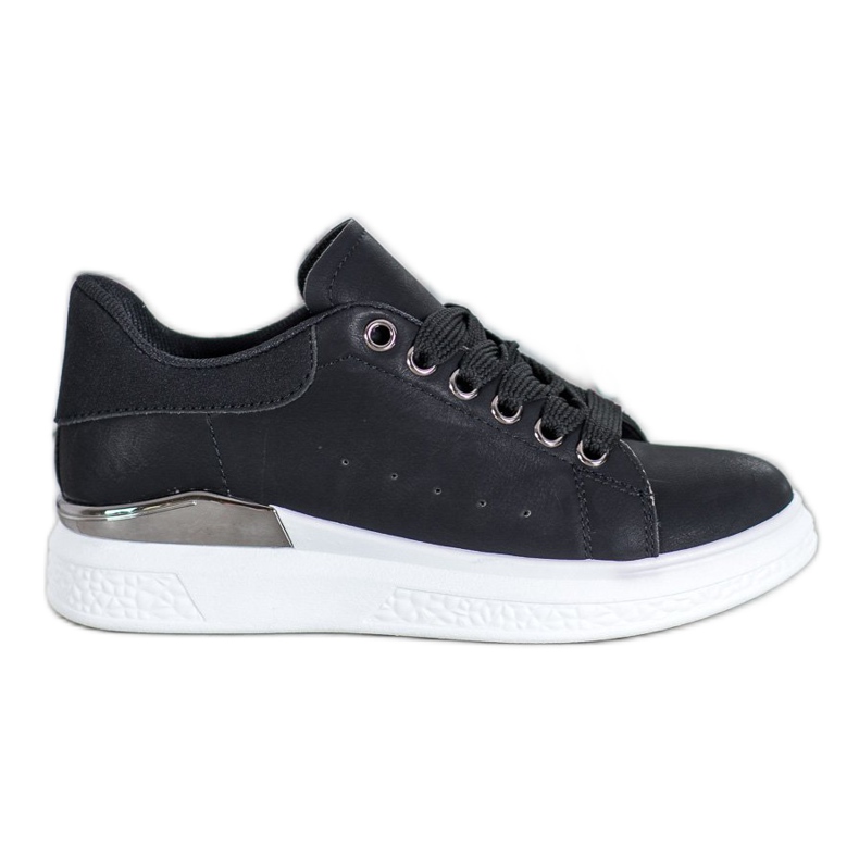 SHELOVET Sneakers On The Platform With Eco Leather black