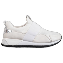 SHELOVET Slip-on Shoes On The Platform white SHELOVET Slip-on Shoes On The Platform white
