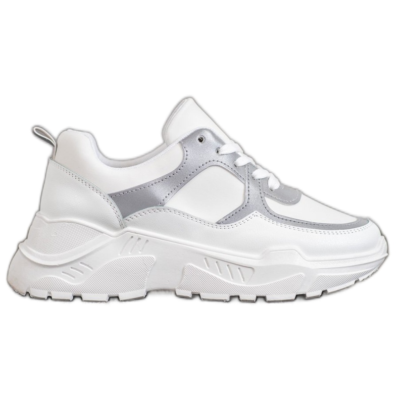 SHELOVET Classic white sneakers