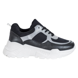 SHELOVET Classic Black Sneakers