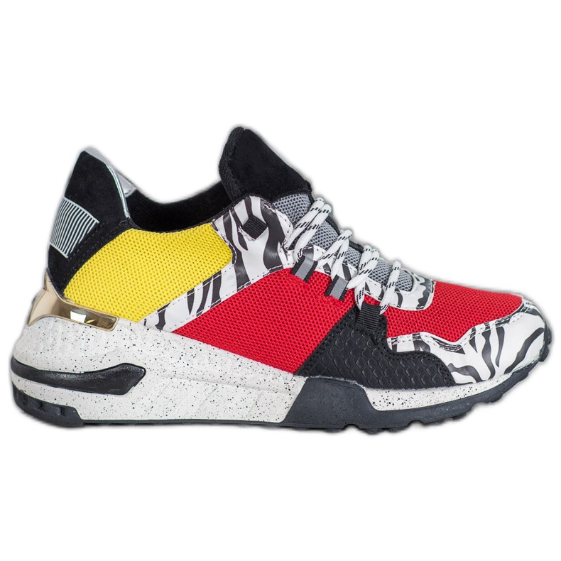 SHELOVET Sneakers On The Zebra Print Platform multicolored
