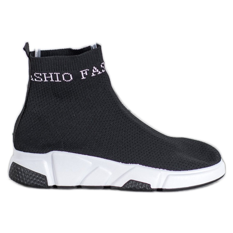 SHELOVET Fashion Slip-On Shoes black