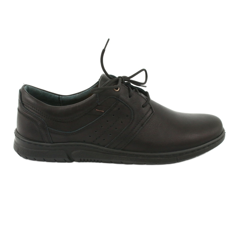 Riko 870 Men's shoes Leather comfortable black
