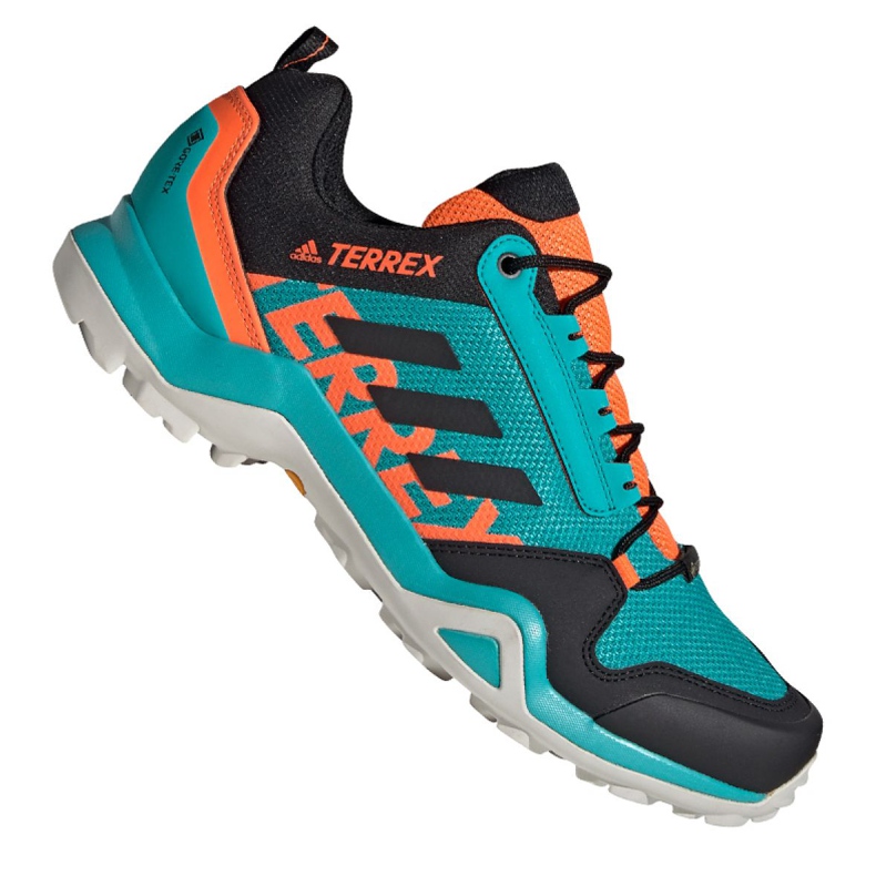 Adidas Terrex AX3 Gtx M FU7827 shoes multicolored multicolored green
