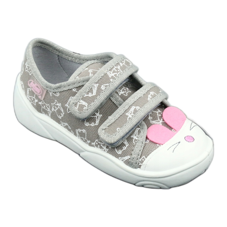 Befado children's shoes 907P116 pink grey Befado children's shoes 907P116 pink grey