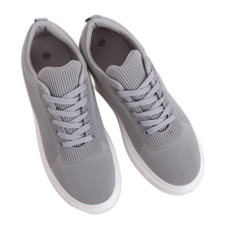Gray women's gray sneakers LV82P Gray grey