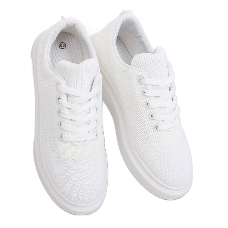 White women's sneakers LV82P White