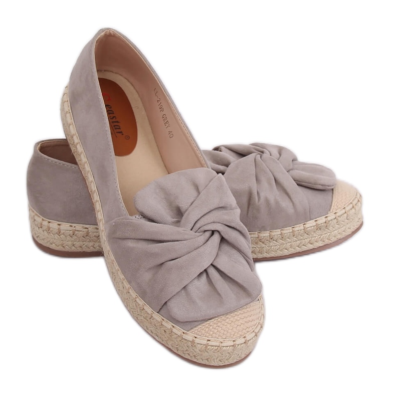 Gray Espadrilles for women LL-219P Gray grey