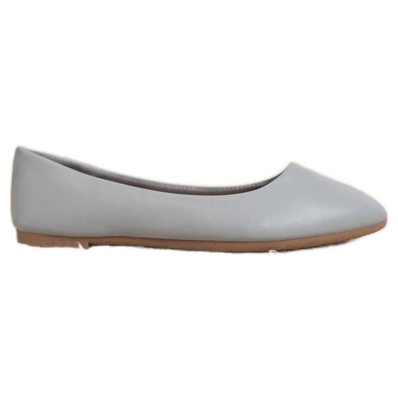SHELOVET Classic Eco Leather Ballerina grey SHELOVET Classic Eco Leather Ballerina grey