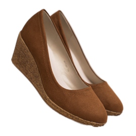 Goodin Classic Wedge Ballerina brown