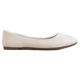 SHELOVET Classic Eco Leather Ballerina white SHELOVET Classic Eco Leather Ballerina white