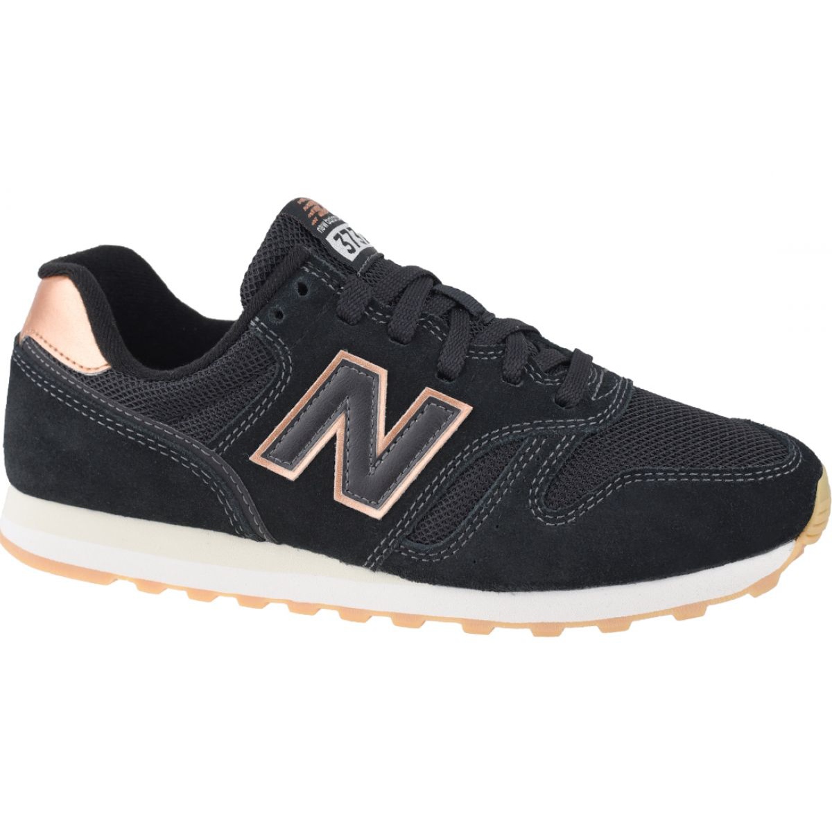 Rose gold and black new balance Clearance