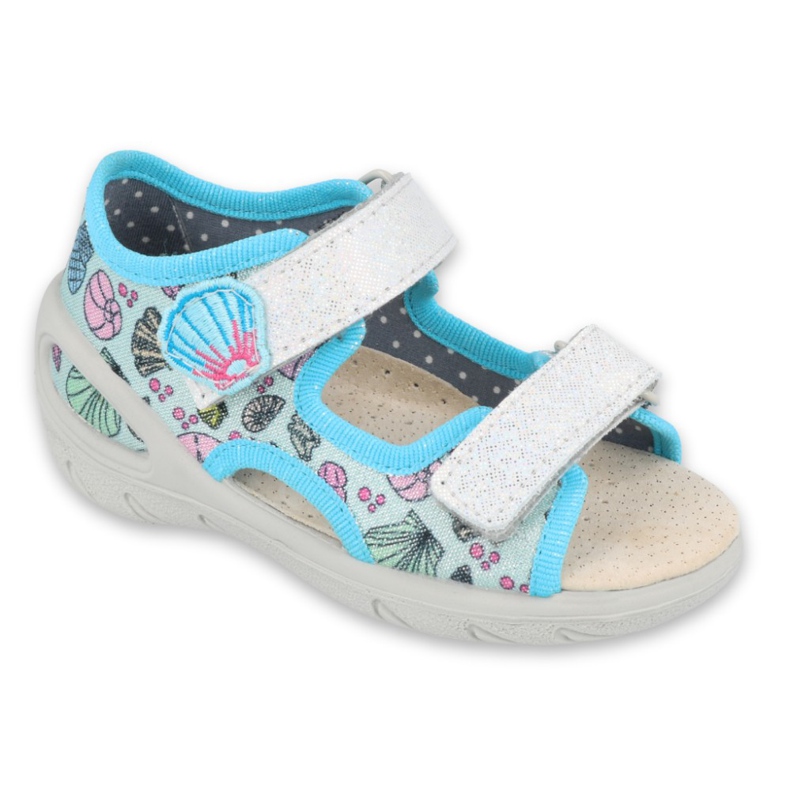 Befado children's shoes 065P133 blue grey multicolored Befado children's shoes 065P133 blue grey multicolored