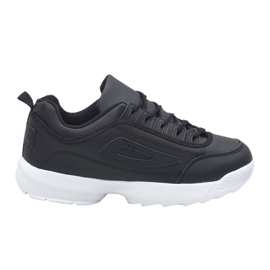 Black sports shoes, DS2-1 sneakers Black sports shoes, DS2-1 sneakers